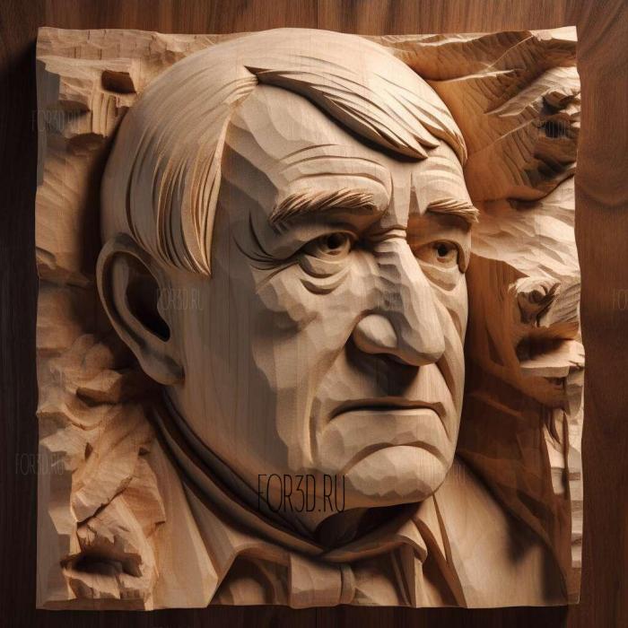 Thomas Edison 2 stl model for CNC